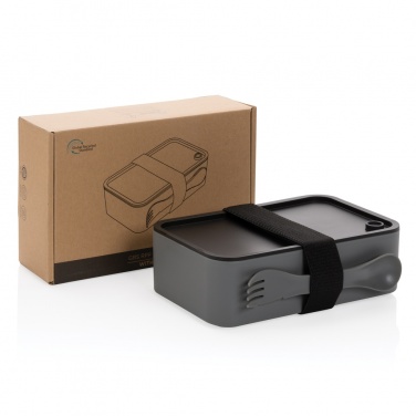 Logotrade Firmengeschenke das Foto: GRS RPP Lunchbox mit Göffel