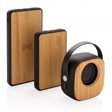 Logotrade werbemittel das Foto: Bambus 3W Wireless Fashion Speaker
