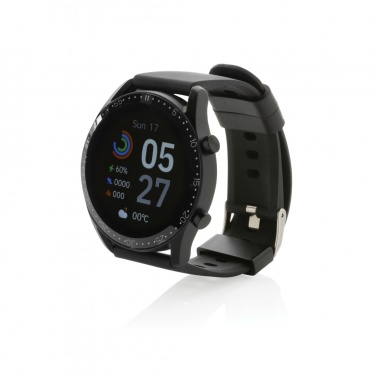 Logotrade Logogeschenke das Foto: Runde Fit Watch aus RCS recyceltem TPU
