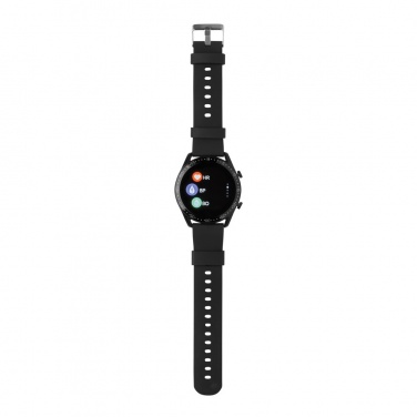 Logotrade Werbegeschenke das Foto: Runde Fit Watch aus RCS recyceltem TPU