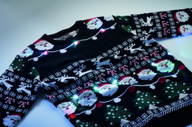 Logotrade Werbeartikel das Foto: Weihnachts-LED-Pullover S/M
