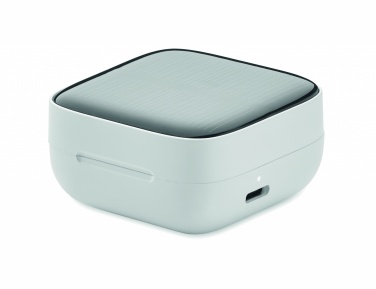 Logotrade Geschäftsgeschenke das Foto: TWS Ohrhörer Set Solar