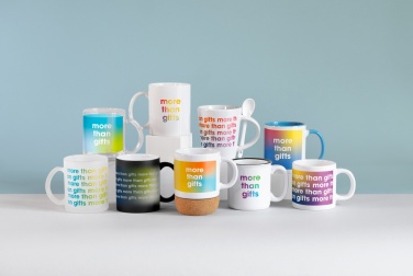 Logotrade Geschäftsgeschenke das Foto: Tasse mit Löffel Sublimation