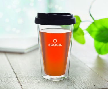 Logotrade werbemittel das Foto: Borosilikat Trinkglas 350ml