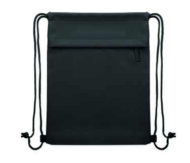 Logotrade Geschäftsgeschenke das Foto: Beutel mit Kordelzug 600D RPET