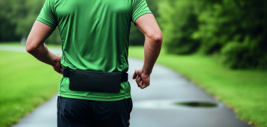 Logotrade werbemittel das Foto: Gürteltasche 600D RPET