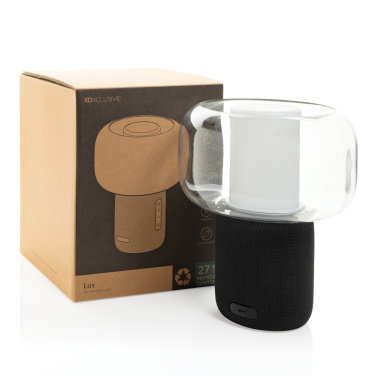 Logotrade werbemittel das Foto: Lux 10W Lautsprecherlampe aus RCS recyceltem Kunststoff