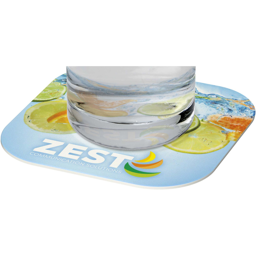 Logotrade Werbegeschenke das Foto: Lumin quadratischer Untersetzer