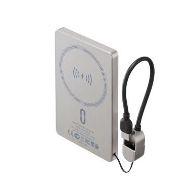 Logotrade Geschäftsgeschenke das Foto: Powerbank Magsafe kabellos 15W VA2616 5000 mAh RIVACASE