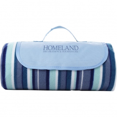 Logo trade promotional giveaways image of: Riviera water-resistant outdoor picnic blanket