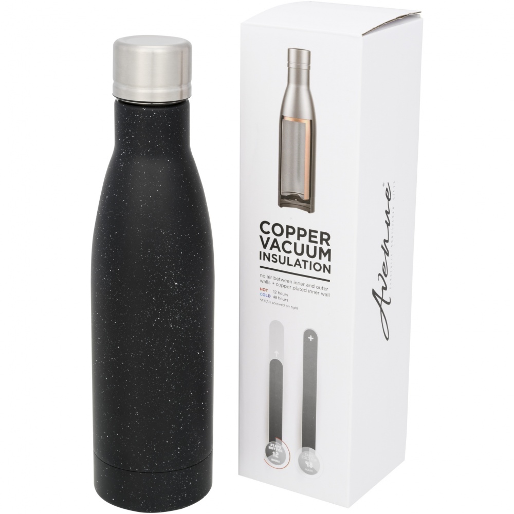 Logo trade advertising product photo of: Vasa 500 ml speckled copper vacuum insulated bottle