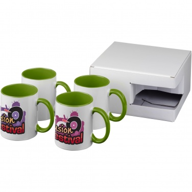 Logotrade corporate gift image of: Ceramic sublimation mug 4-pieces gift set
