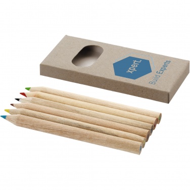 Logotrade promotional gift picture of: Ayola 6-piece coloured pencil set