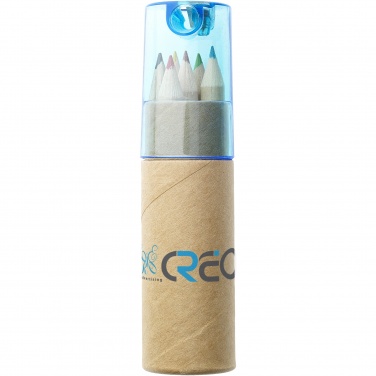 Logotrade advertising product image of: Kram 6-piece coloured pencil set