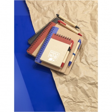 Logotrade promotional item picture of: Priestly recycled notebook with pen