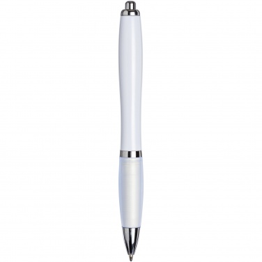 Logotrade promotional product picture of: Nash ballpoint pen with coloured barrel and grip