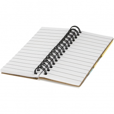 Logotrade advertising product picture of: Spinner spiral notebook with coloured sticky notes