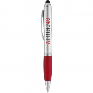 Logotrade promotional items photo of: Nash stylus ballpoint with coloured grip