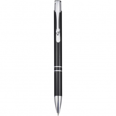 Logotrade advertising product image of: Moneta aluminium click ballpoint pen (blue ink)