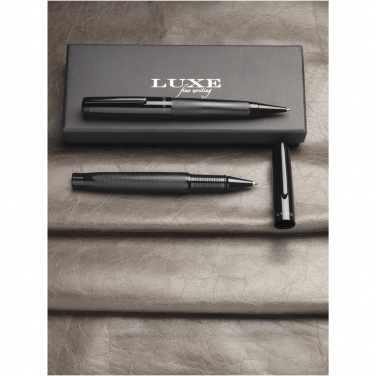 Logo trade promotional items image of: Gloss duo pen gift set