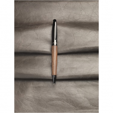 Logo trade promotional gifts image of: Loure wood barrel ballpoint pen