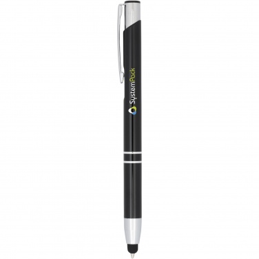 Logotrade promotional giveaway image of: Moneta anodized aluminium click stylus ballpoint pen