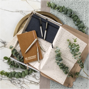 Logotrade corporate gift image of: Atlana leather pieces notebook