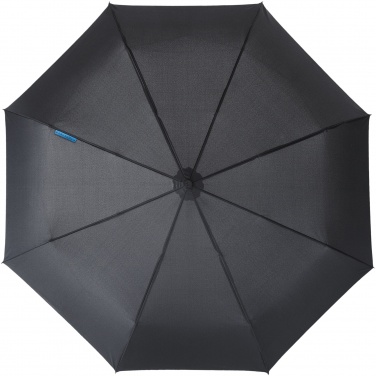 Logo trade business gifts image of: Trav 21.5" foldable auto open/close umbrella