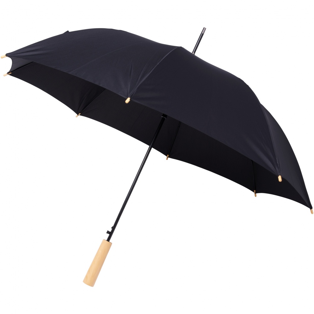 Logotrade promotional item image of: Alina 23" auto open recycled PET umbrella