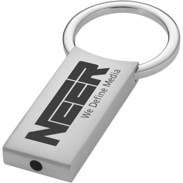 Logo trade promotional merchandise picture of: Omar rectangular keychain