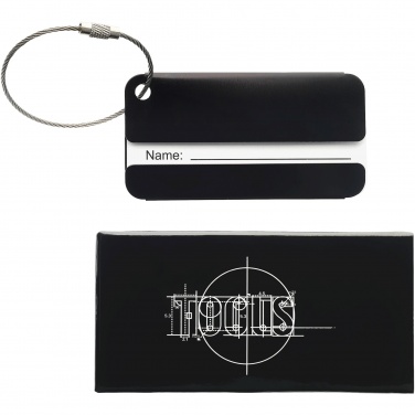 Logo trade promotional giveaways image of: Discovery luggage tag
