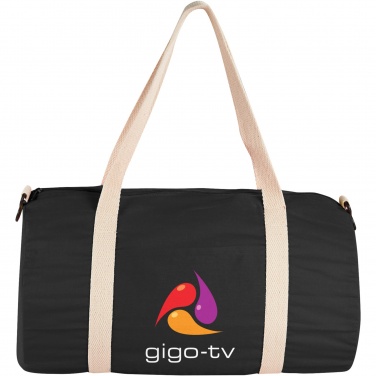 Logotrade corporate gift picture of: Cochichuate cotton barrel duffel bag 25L