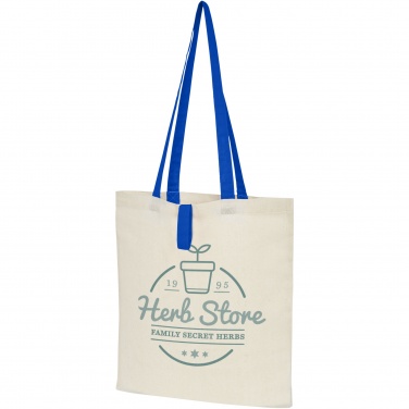 Logo trade promotional products picture of: Nevada 100 g/m² cotton foldable tote bag 7L