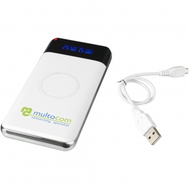 Logo trade promotional item photo of: Constant 10.000 mAh wireless power bank with LED