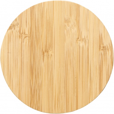 Logo trade promotional gifts picture of: Essence 5W bamboo wireless charging pad