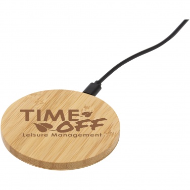 Logotrade corporate gifts photo of: Essence 5W bamboo wireless charging pad