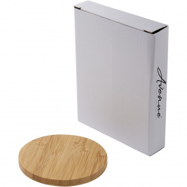 Logo trade promotional gift photo of: Essence 5W bamboo wireless charging pad