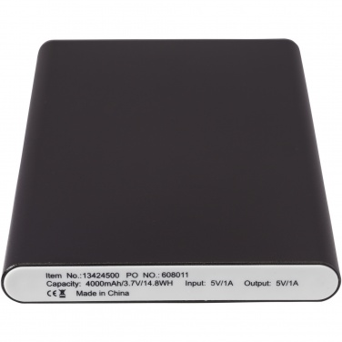 Logo trade promotional merchandise photo of: Pep 4000 mAh power bank