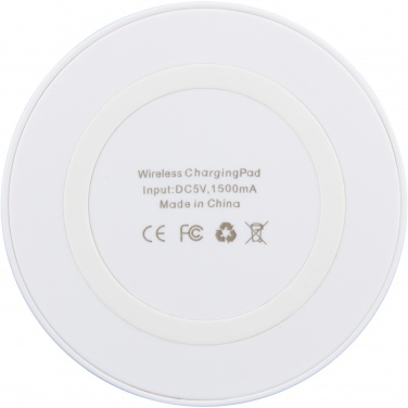 Logo trade promotional products image of: Freal 5W wireless charging pad