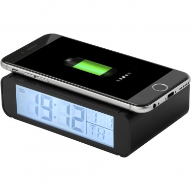 Logo trade promotional item photo of: Seconds 5W wireless charging clock