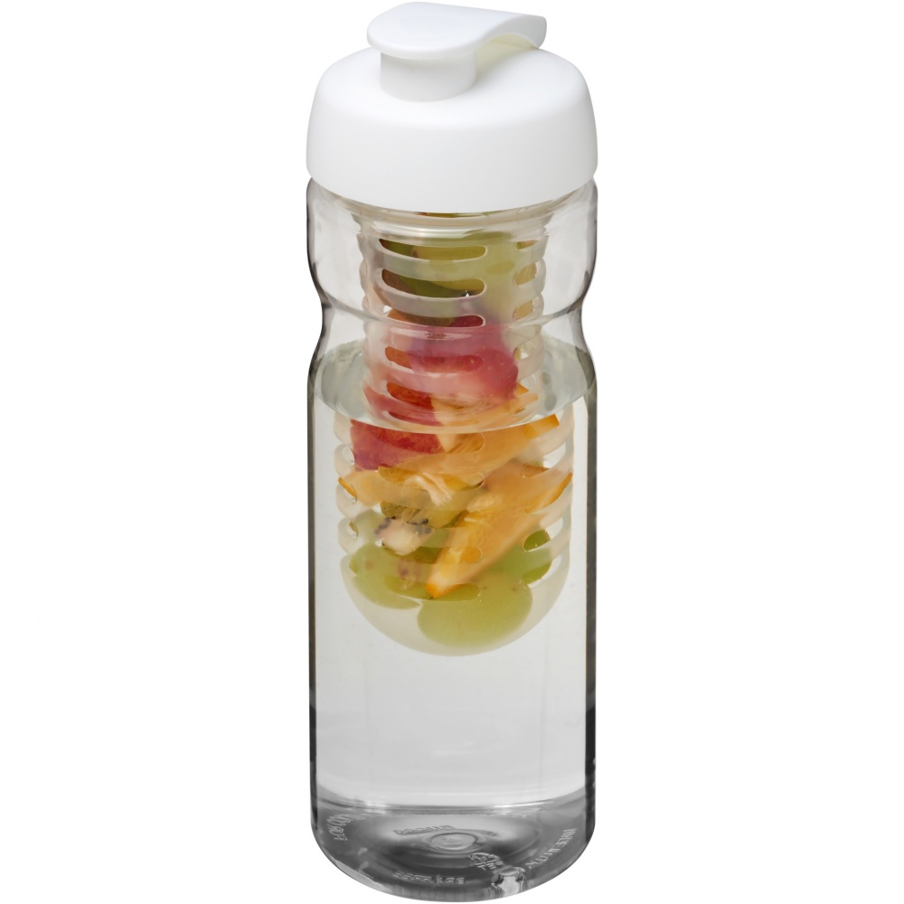 Logotrade promotional products photo of: H2O Active® Base 650 ml flip lid sport bottle & infuser