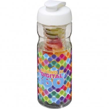 Logotrade advertising product picture of: H2O Active® Base 650 ml flip lid sport bottle & infuser