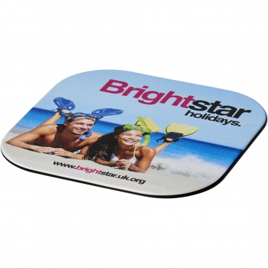 Logo trade promotional giveaways image of: Brite-Mat® square coaster