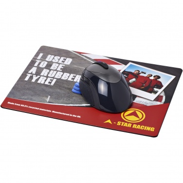 Logotrade promotional product picture of: Brite-Mat® mouse mat with tyre material