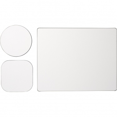 Logotrade advertising products photo of: Brite-Mat® mouse mat and coaster set combo 1