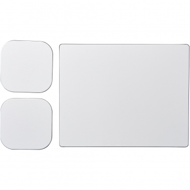 Logo trade promotional gift photo of: Brite-Mat® mouse mat and coaster set combo 3