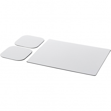 Logotrade promotional product picture of: Brite-Mat® mouse mat and coaster set combo 3