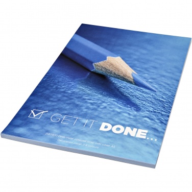 Logo trade promotional items picture of: Desk-Mate® A5 notepad wrap over cover