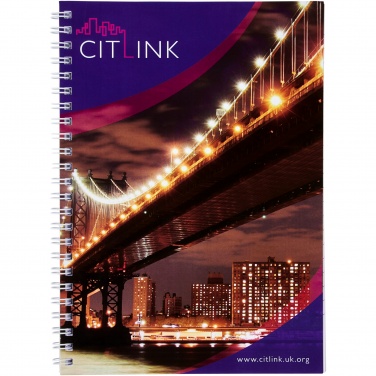 Logo trade promotional gift photo of: Desk-Mate® spiral A4 notebook