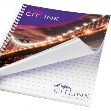 Logo trade promotional giveaways picture of: Desk-Mate® spiral A4 notebook